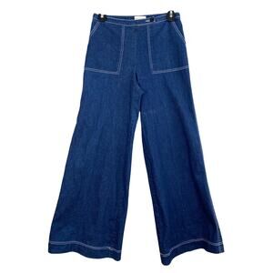 Ovation Wide Leg Pants Blue Size 26